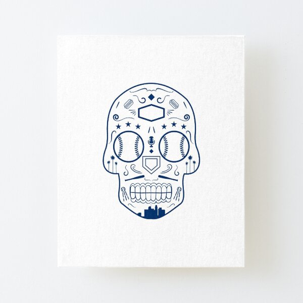 Los angeles dodgers Skull | Art Board Print