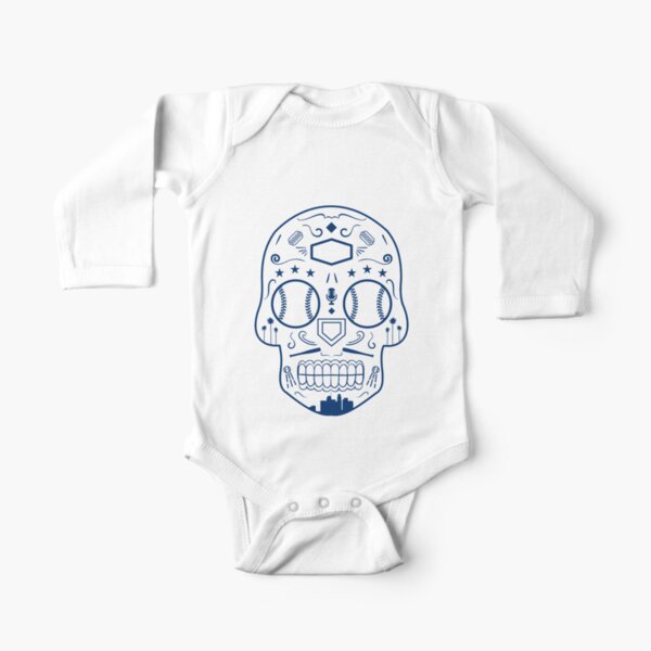 San Francisco Baseball Sugar Skull Baby One-Piece for Sale by