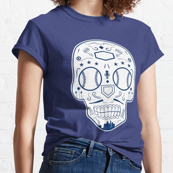  Dia De Los Muertos - Dodgers - Skull Fashion - T-Shirt