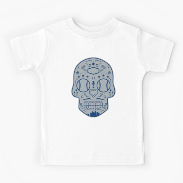 Los Angeles Dodgers Sugar Skull Tee Shirt Youth Large (10-12) / White