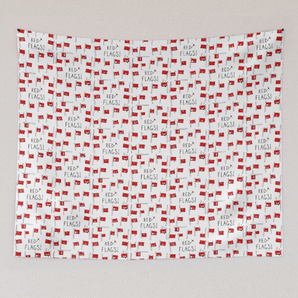 Item preview, Red Flags designed and sold by Kirsty Finnigan.