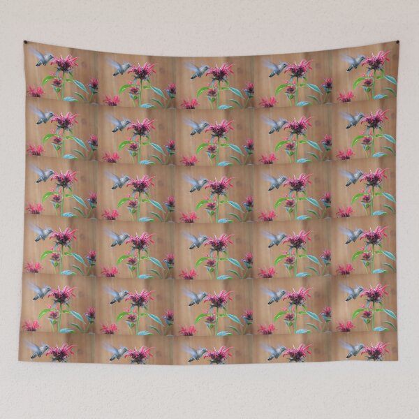 Item preview, The Hummingbird and the Bee Balm designed and sold by Martha Sherman.