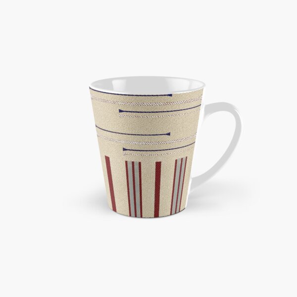 Modern Ticking Stripe Tall Mug