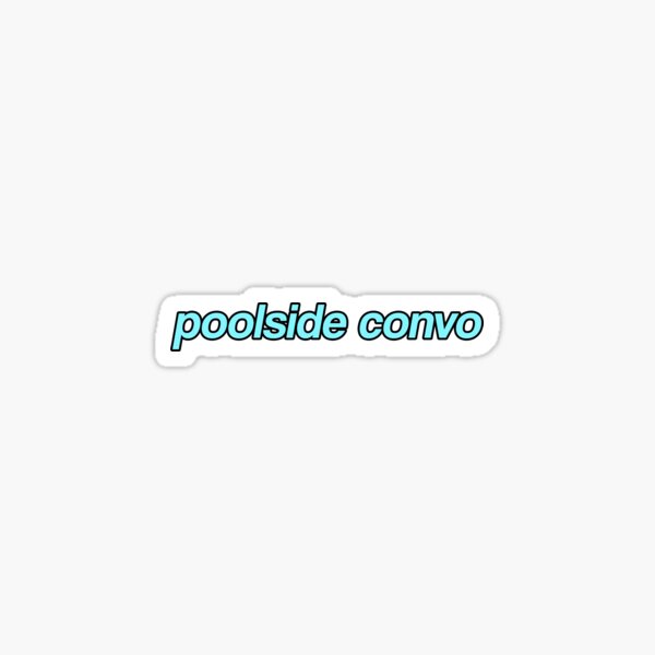 frank ocean- poolside convo Sticker