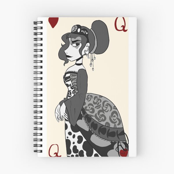 Item preview, Queen of hearts (Grey version) designed and sold by UnicornDaya.