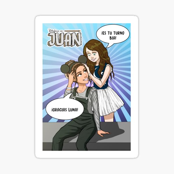 I am Luna and Bia Sticker