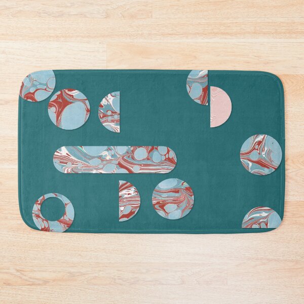 Item preview, Marbled Paper Mid Century Geometric Abstract designed and sold by MarbleCloud.