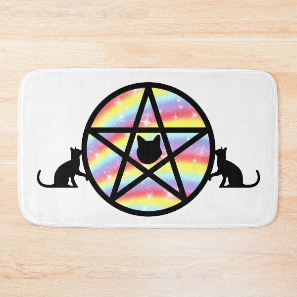 Item preview,  Cat Pentagram With a Dash of Rainbow  designed and sold by Pa3k.
