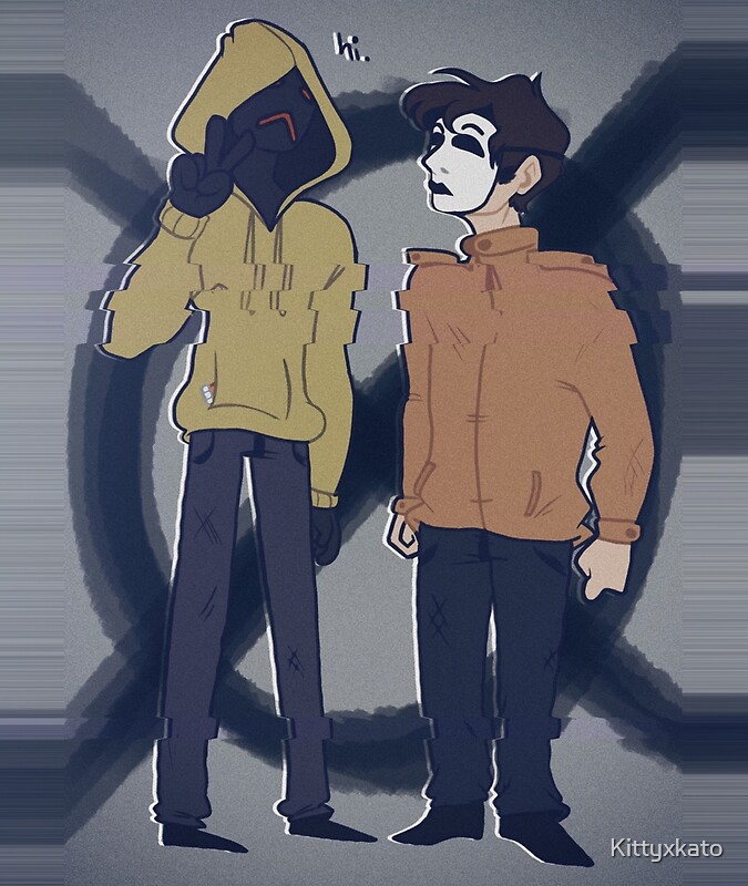 Marble Hornets Masky And Hoodie Fanart By Kittyxkato Redbubble 1231