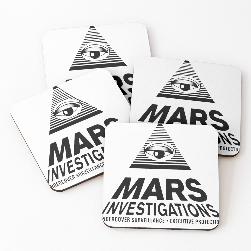 Mars Investigations - Veronica Mars Coasters (Set of 4)