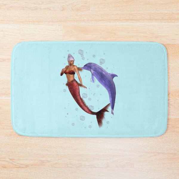 Item preview, A Little Tenderness .. the mermaid and dolphin designed and sold by LoneAngel.