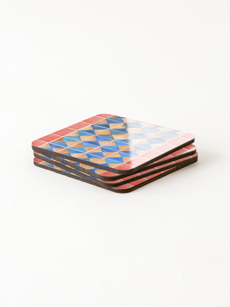 Thumbnail 4 of 5, Coasters (Set of 4), Geometric Pattern designed and sold by troman479.