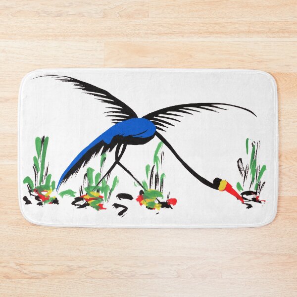 Item preview, A colorful African crane stooping designed and sold by Squirrox.