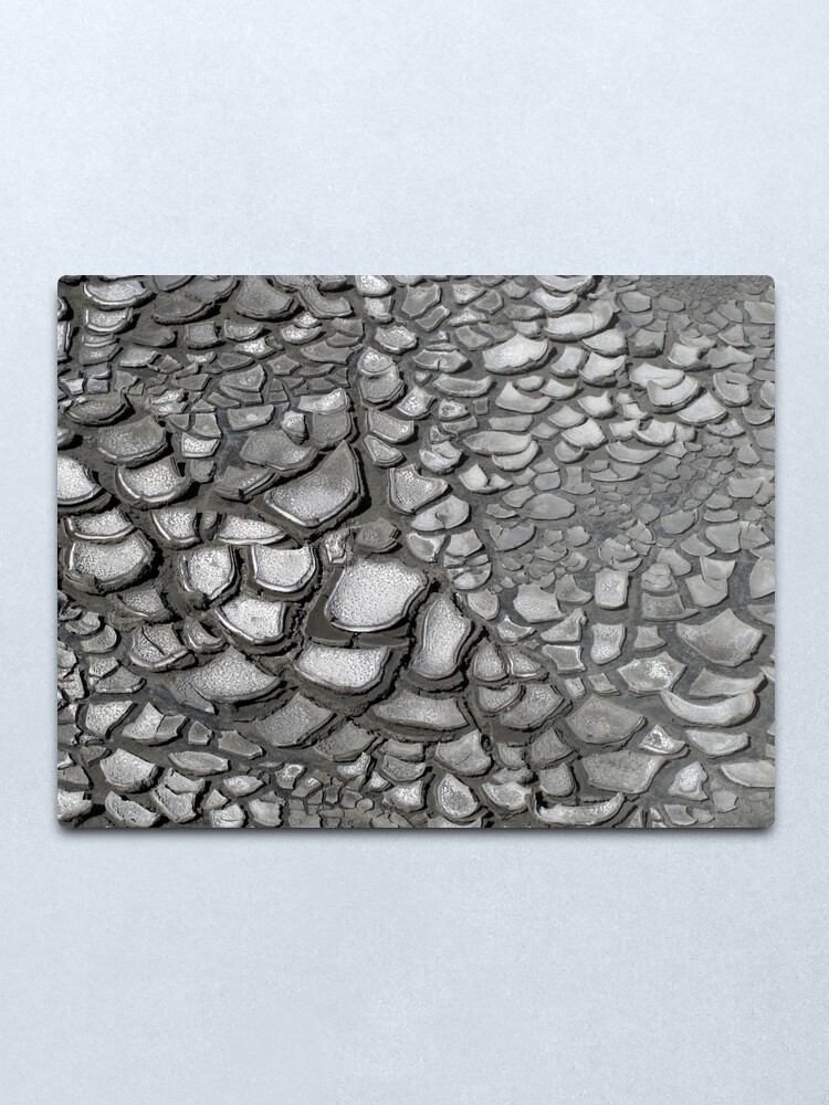 Alternate view of Crack patterns Metal Print