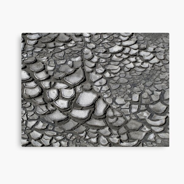 Crack patterns Canvas Print