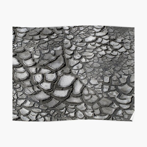 Crack patterns Poster