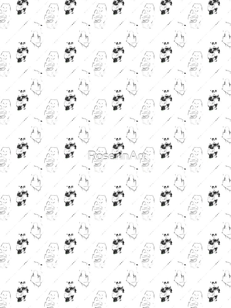 Tote Life We Bare Bears Pattern by RoserinArt