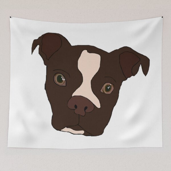Item preview, Toby The Red Boston designed and sold by ArtworkBySarahN.