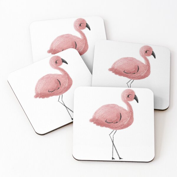 Item preview, flamingo illustration designed and sold by Addie Hanson.