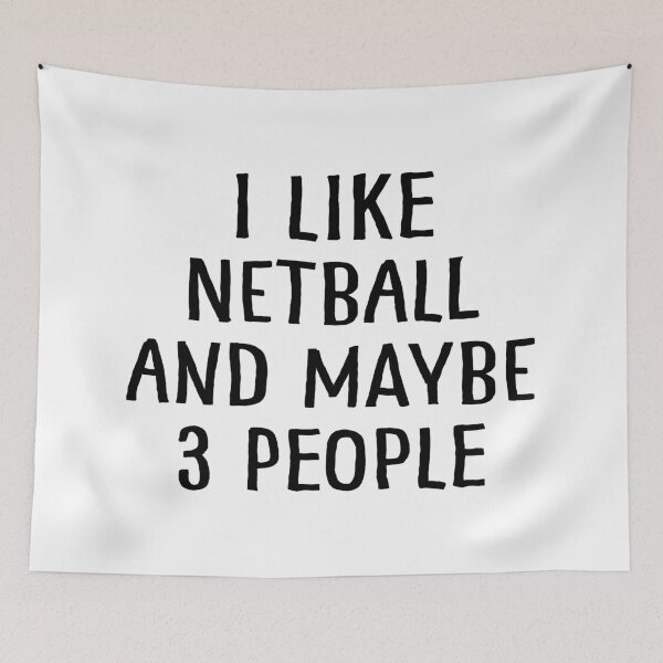 Item preview, I Like Netball and Maybe 3 People designed and sold by teesaurus.