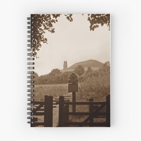 Item preview, Glastonbury Tor in sepia designed and sold by buttonpresser.