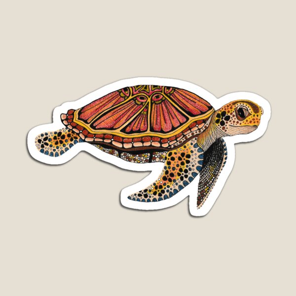 Sea Turtle Totem Magnet