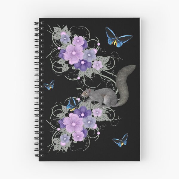 Item preview, Playful Squirrel and Butterflies designed and sold by LoneAngel.