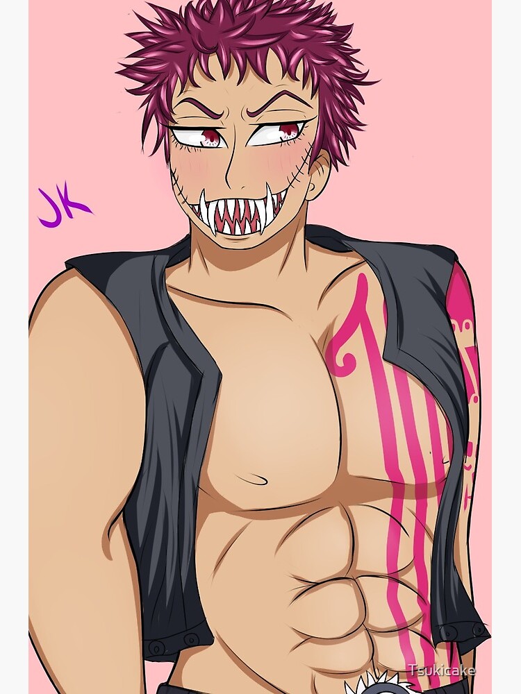 Charlotte Katakuri One Piece Anime Greeting Card By Tsukicake Redbubble