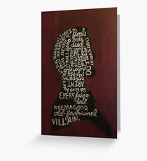 Moriarty Was Real Greeting Card