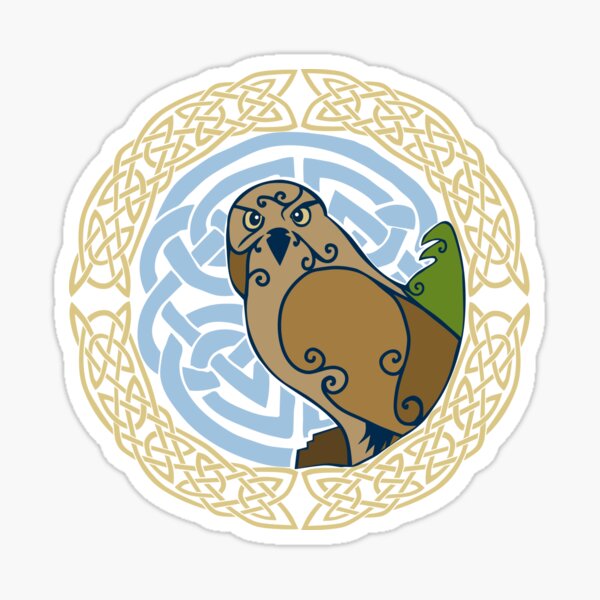 I am a Hawk: above the cliff Sticker