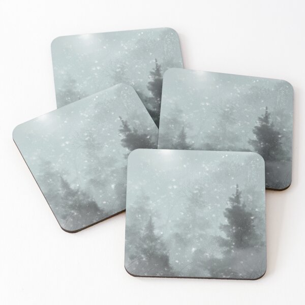 Item preview, Snowy Tennessee Morning in the Forest Watercolor Painting designed and sold by TNArtist.