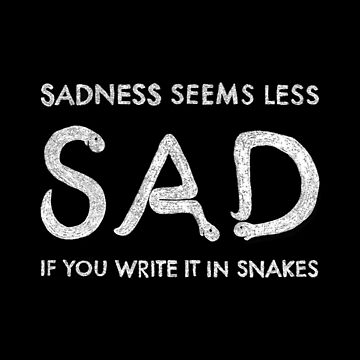 Artwork thumbnail, Sad Snakes by Martina Scott