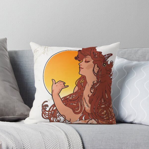 Item preview, Alphonse Mucha Art Nouveau Vintage Design designed and sold by Dacdacgirl.