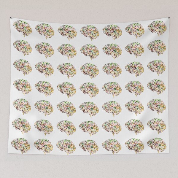 Item preview, Cortical Garden (on white) [Brain Drops Series] designed and sold by ColorfulCortex.