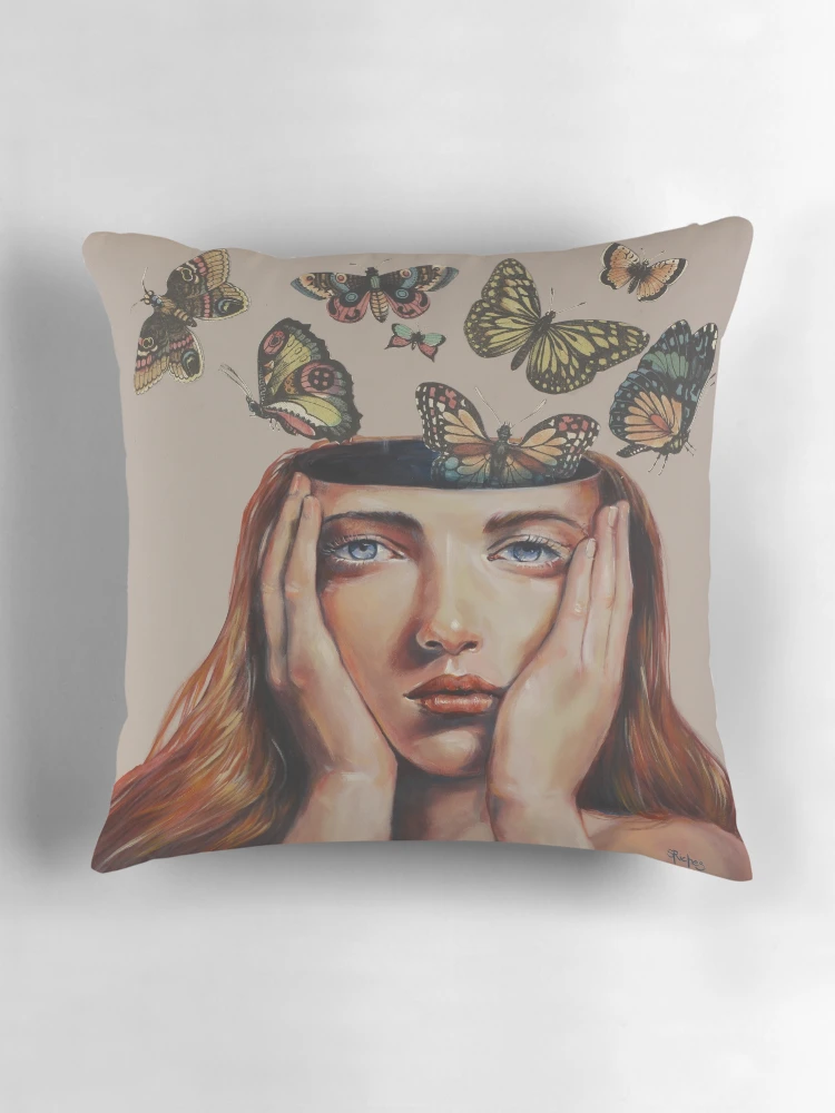 Thumbnail 3 of 4, Pillow, Freed designed and sold by Sara Riches.