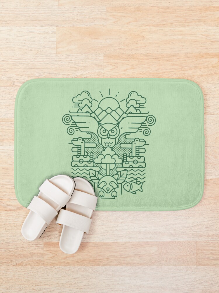 Alternate view of I Dream of Ecology Bath Mat