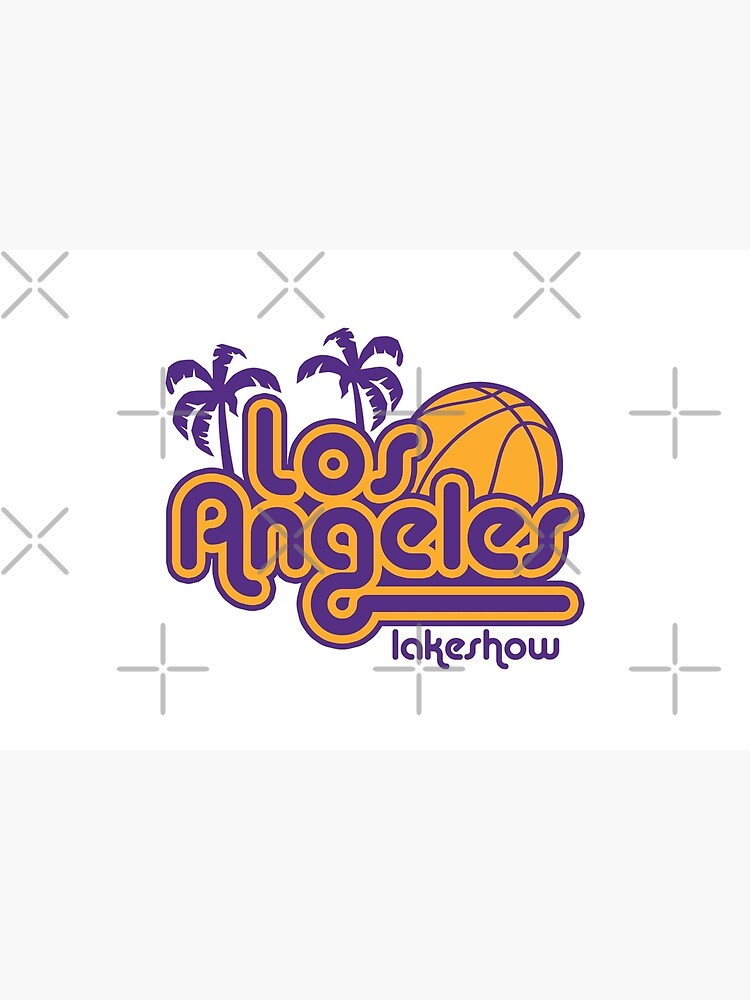 Disover Los Angeles Lakeshow - White Bath Mat
