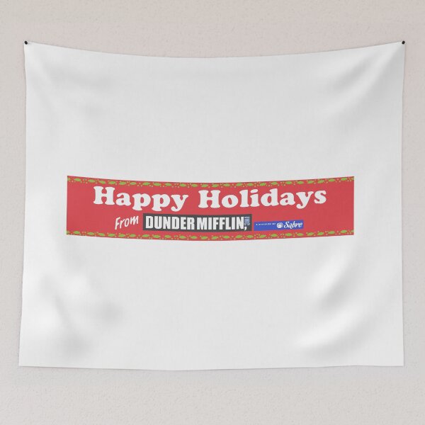 Item preview, Happy Holidays, Dunder Mifflin from The Office designed and sold by K Greco.