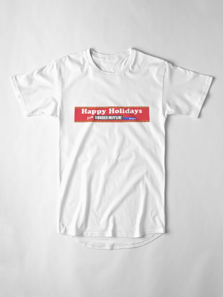 happy holidays from dunder mifflin shirt