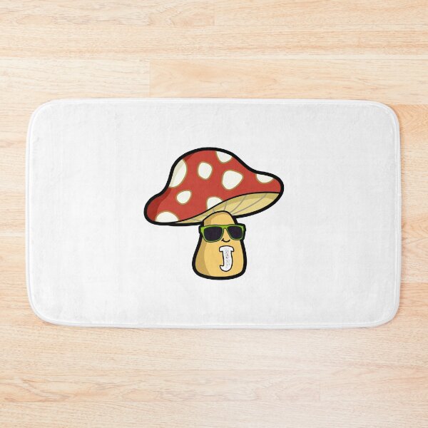 Item preview, Alphabet Letter J Cool Fungi Mushroom   designed and sold by kidsmonogram.
