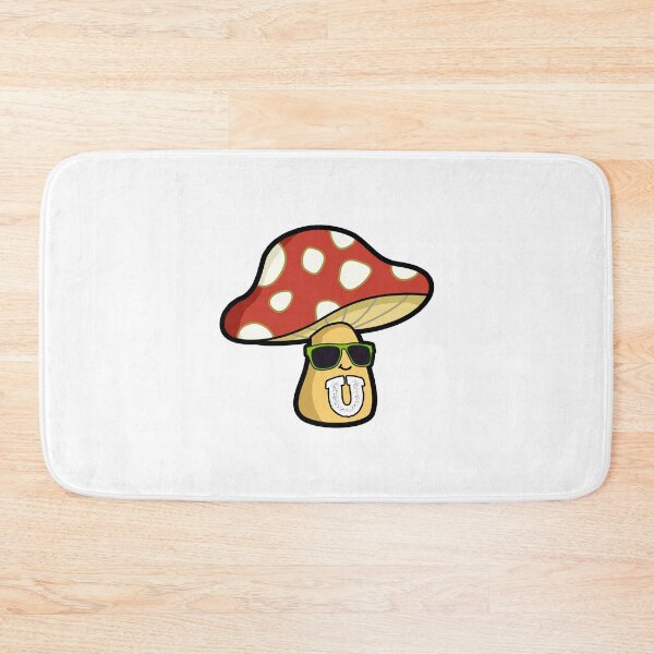 Item preview, Alphabet Letter U Cool Fungi Mushroom   designed and sold by kidsmonogram.