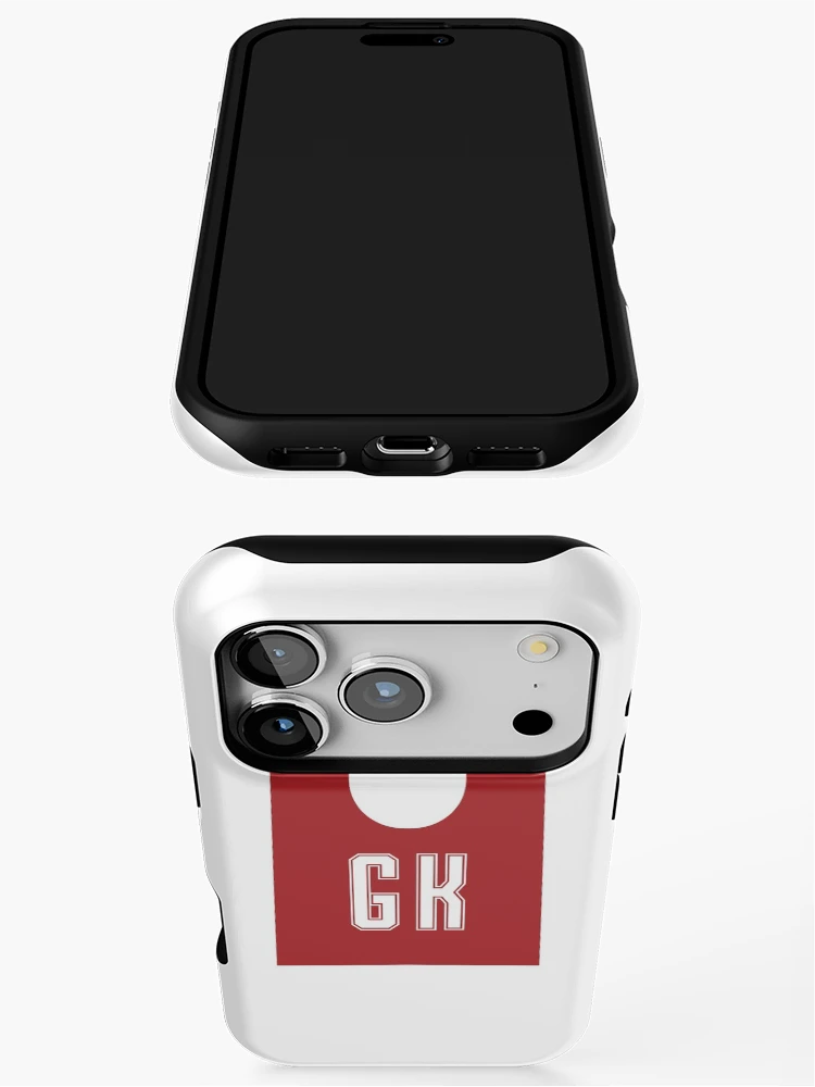 Thumbnail 3 of 4, iPhone Case, Netball GK designed and sold by teesaurus.