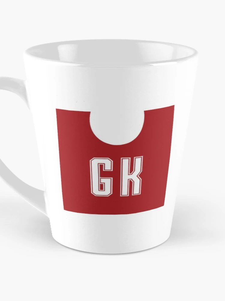 Thumbnail 3 of 4, Coffee Mug, Netball GK designed and sold by teesaurus.