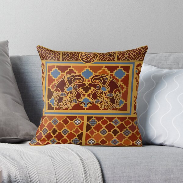 Imagining Sutton Hoo: The Eagles Throw Pillow