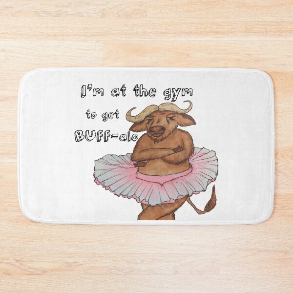 Item preview, At the gym to get BUFFalo designed and sold by Unicornfuzz.