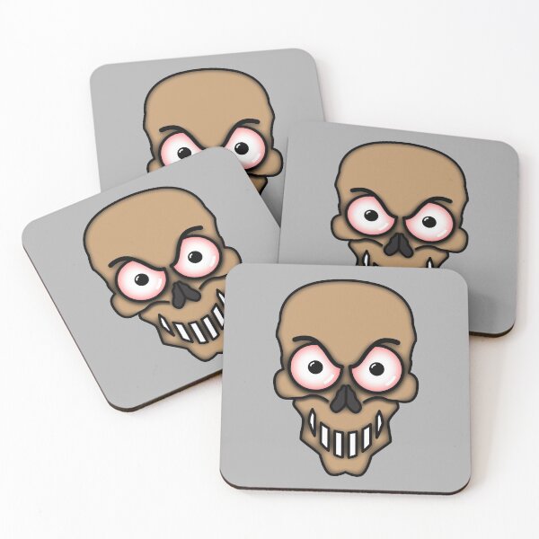 Item preview, Crazy Eyes Skull designed and sold by CreepyKards.