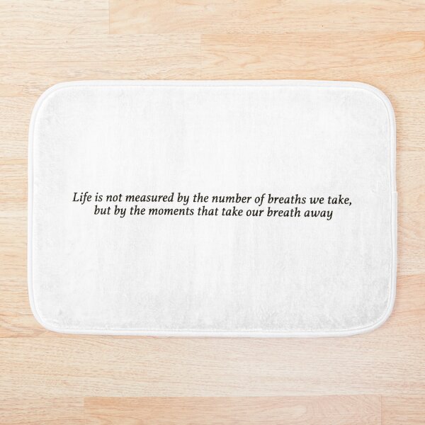 Item preview, La vida en el número de respiraciones designed and sold by FEMstuff.
