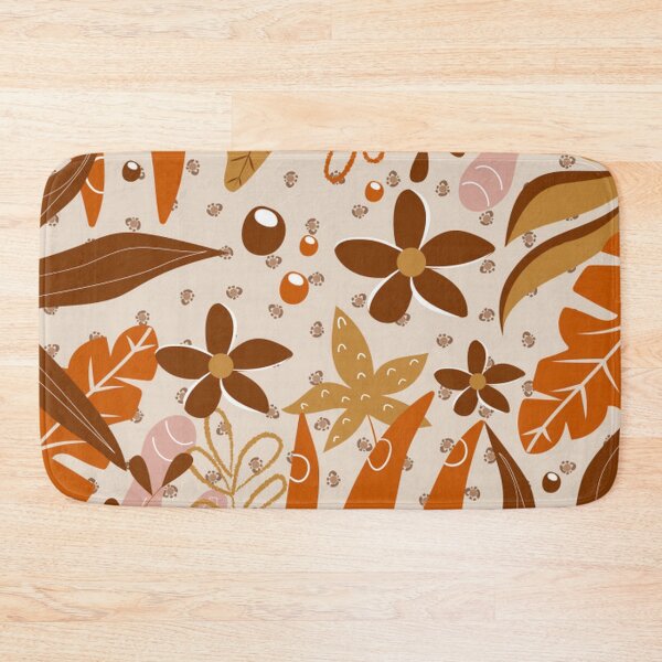 Item preview, Abstract Floral in Earth Tones designed and sold by pugmom4.