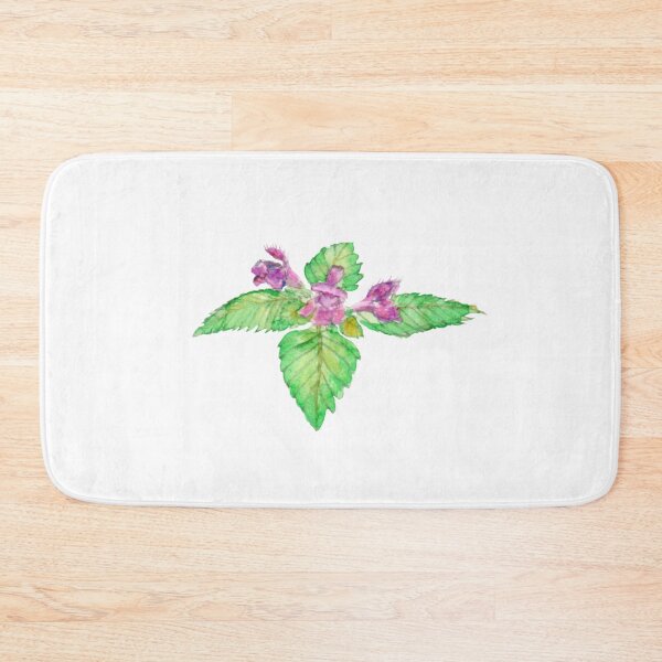 Item preview, Watercolor Purple Nettle Flower Plant  designed and sold by Shae Glow.