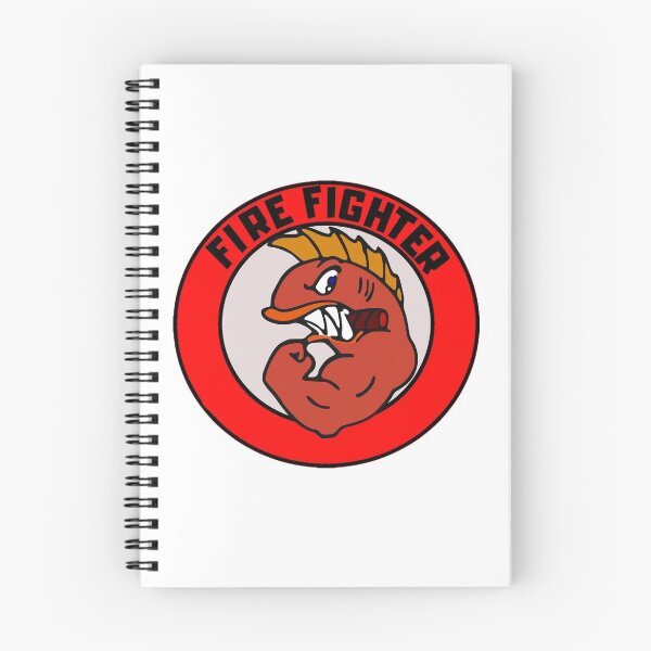 Item preview, Fire fighter - hell fish Simpsons logo designed and sold by WeMadeOurWorld.